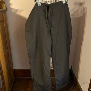 Scrub bottoms. Very dark brown ,draw string.